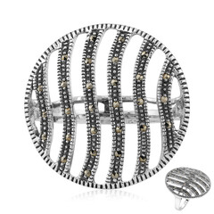 Marcasite Silver Ring (Annette classic)