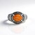 Anello in argento con Conchiglia di Ostrica Spinosa Arancione (Desert Chic)