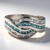 Anello in argento con Topazio Blu Londra