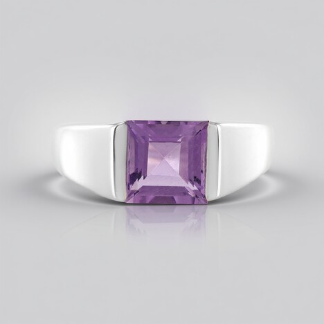 Anello in argento con Ametista