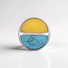 Ciondolo in argento con Turchese
