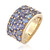 Bague en or et Tanzanite (de Melo)