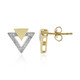 Orecchini in argento con Diamante I2 (I)