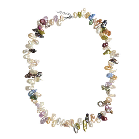 Collana in argento con Perla di Acqua Dolce