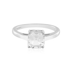 Anello in argento con Petalite