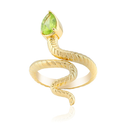 Zilveren ring met een Birmese Peridoot