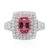 Brasilianischer Pinkfarbener Turmalin-Goldring (CIRARI)
