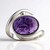 Anello in argento con Charoite