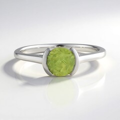 Anello in argento con Sfene