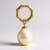 Ciondolo in argento con Perla Dorata dei Mari del Sud Kabira (TPC)