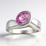 Anello in argento con Kunzite (Pallanova)