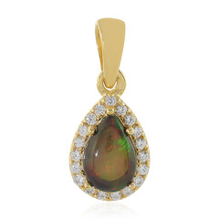 Mezezo-Opal-Silberanhänger