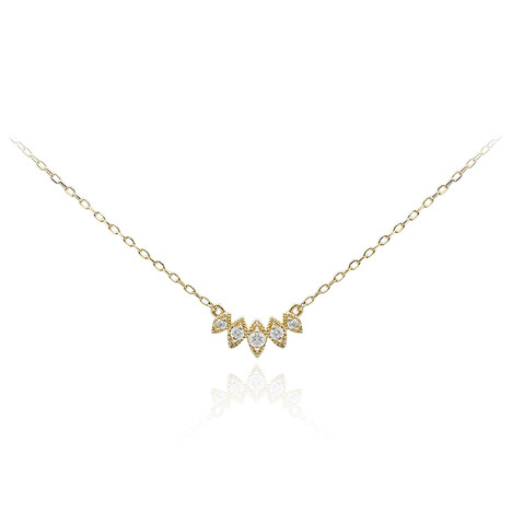 14K SI2 (H) Diamond Gold Necklace (CIRARI)
