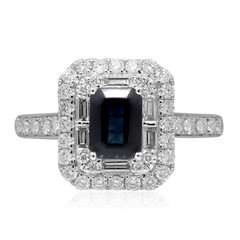 Blauer Ceylon-Saphir-Goldring