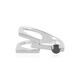 Anello in argento con Diamante Nero (de Melo)