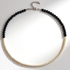 Collana in argento con Ematite Nera