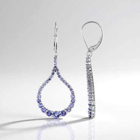 Orecchini in oro con Tanzanite (KM by Juwelo)