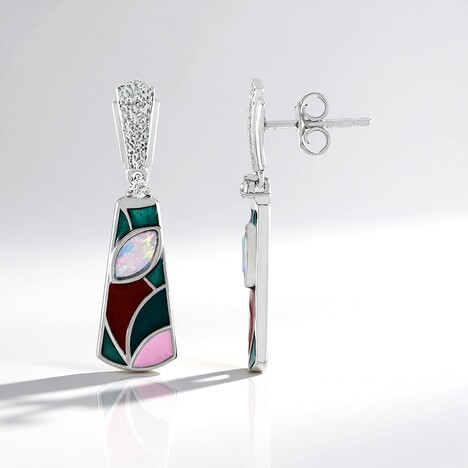 Orecchini in argento con Opale di Welo (SAELOCANA)