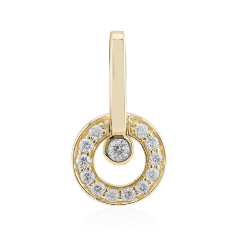 9K SI1 (G) Diamond Gold Pendant (Annette)