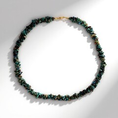 Collier en argent et Chrysocolle