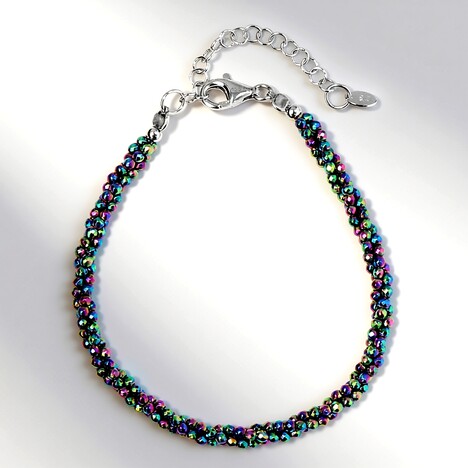 Bracciale in argento con Ematite Mistica