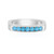 Neonblauer Apatit-Silberring