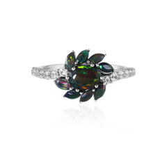 Anillo en plata con Ópalo de Mezezo (de Melo)
