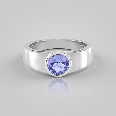 Anello in argento con Tanzanite