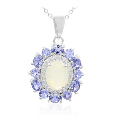 Collana in argento con Opale di Welo