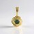 Ciondolo in oro con Diamante Verde I2