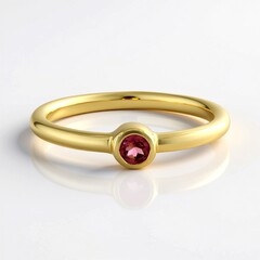 Anello in argento con Tormalina Rosa