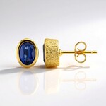 Orecchini in argento con Cianite del Nepal