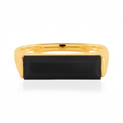 Schwarzer Onyx-Silberring (de Melo Essence)