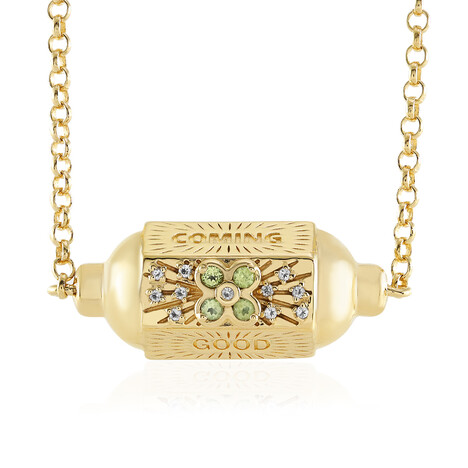 Collar en plata con Peridoto (M de Luca)