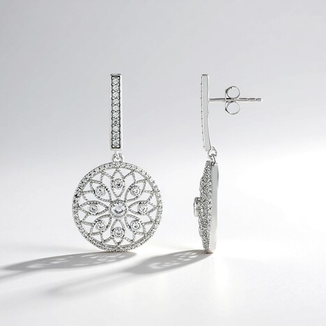 Orecchini in argento con Zircone