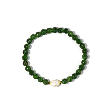 Bracciale con Perla d'Acqua Dolce Bianca