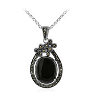 Collar en plata con Ónix negro