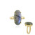 Anello in argento con Labradorite