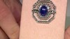 Pendentif en argent et Lapis-Lazuli (Annette classic)