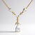 Collana in argento con Topazio Bianco
