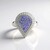 Anello in argento con Tanzanite