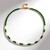 Collana in argento con Diopside Russo
