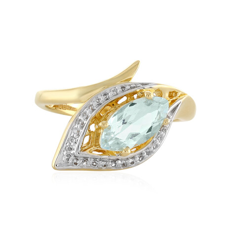 Aquamarin-Silberring