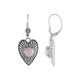 Boucles d'oreilles en argent et Opale rose (Desert Chic)