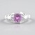 Anello in argento con Kunzite