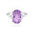 Anillo en plata con Amatista Rosa de Francia