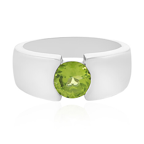 Anello in argento con Peridoto