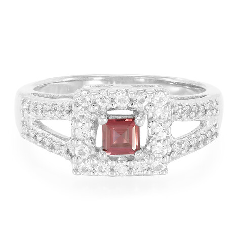 Rhodolith-Silberring