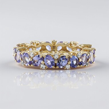 Bague en or et Tanzanite (de Melo Gold)