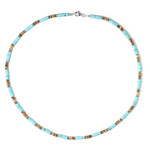 Collana in argento con Diaspro Paesaggio